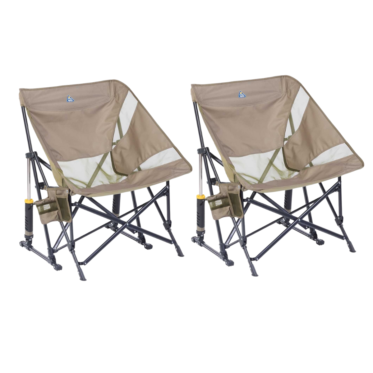 Set GCI faltbarer Schaukelstuhl Pod Rocker Elite Aged Fatigue 2 Stuehle - 431335