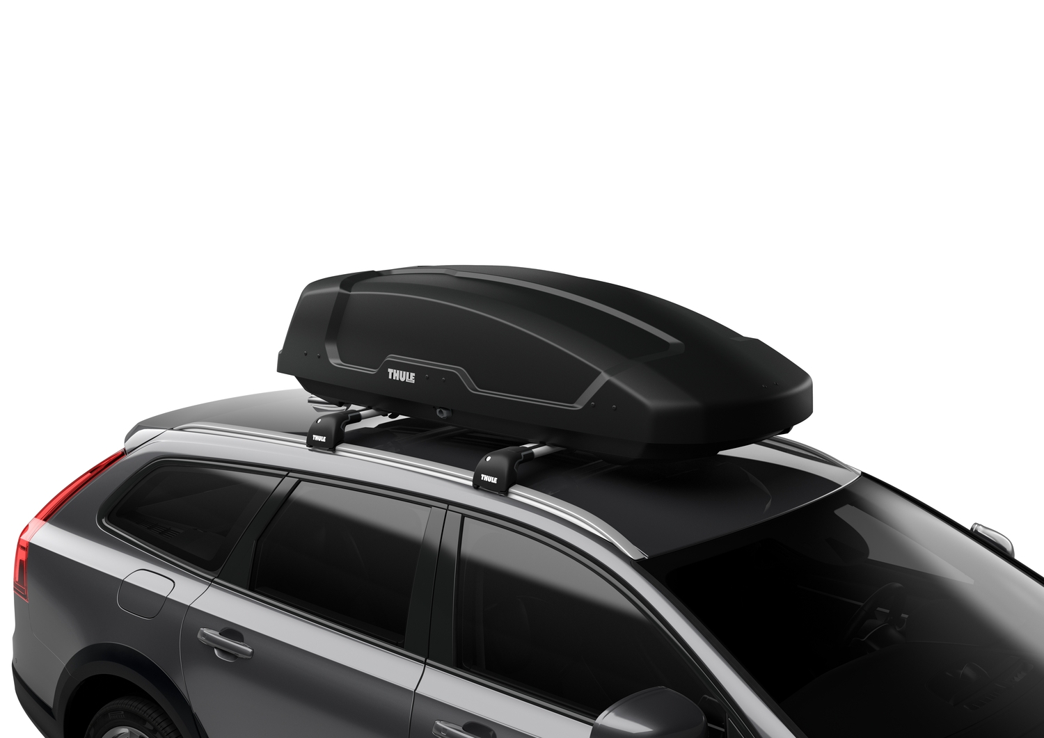 Thule Force XT M - 635200 - Dachbox THULE Force XT M 400 L Black Aeroskin