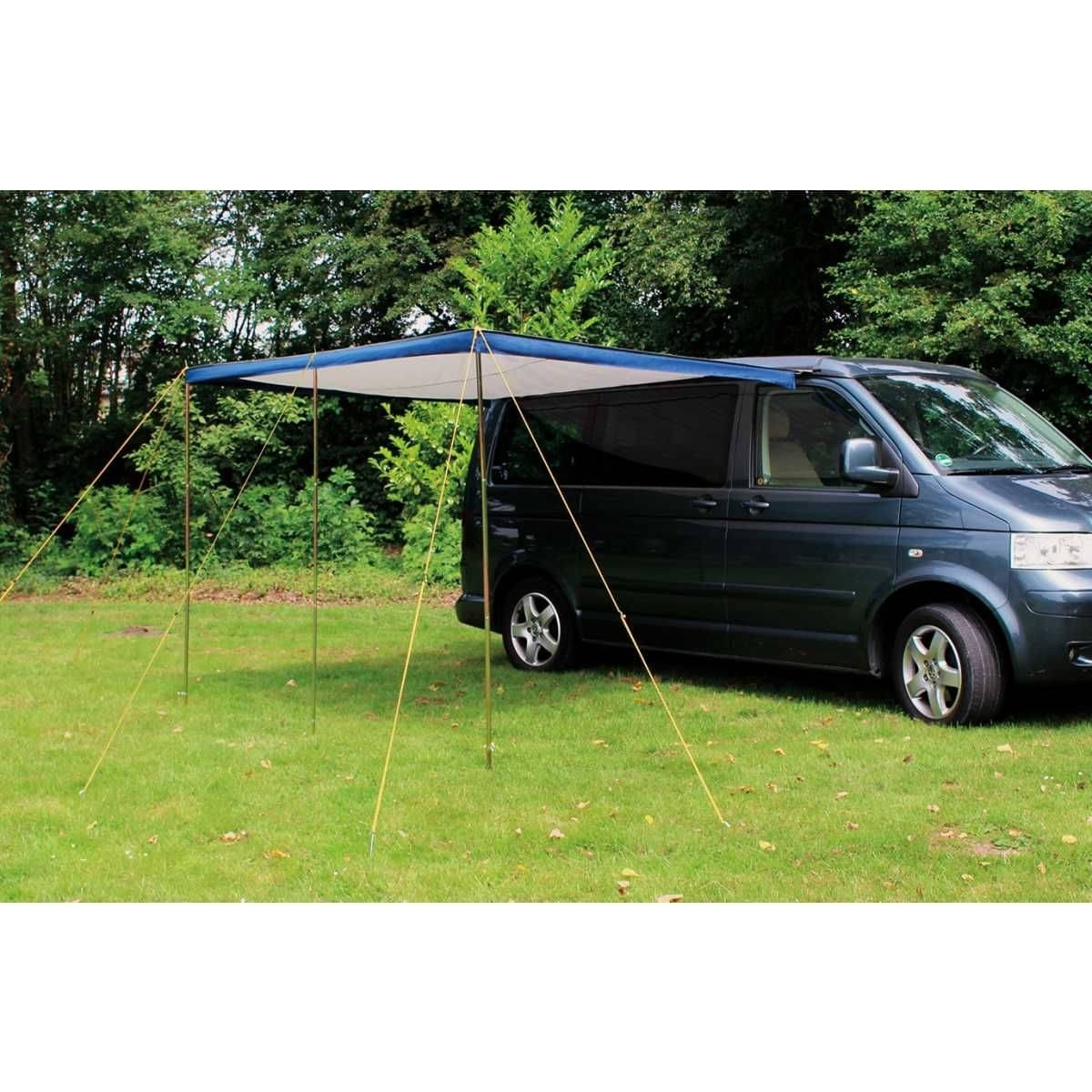 EuroTrail Fjord Bus Sonnendach 260 x 240 cm grau blau - geprüfte Retoure EuroTrail Fjord Bus Sonnendach 260 x 240 cm grau blau - ETCT0133.260