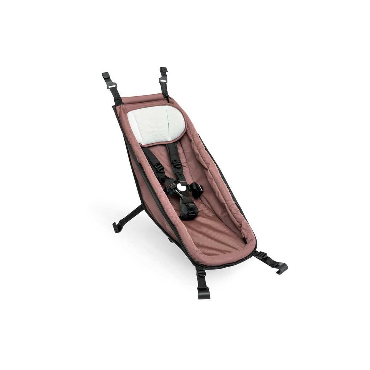 CROOZER Babysitz Kraams fuer Croozer Kid ab 2014 Blossom Red - 122000222