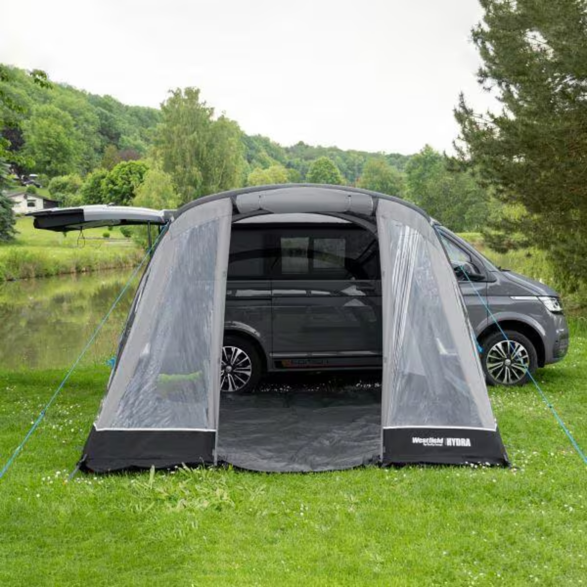 WESTFIELD aufblasbares Busvorzelt Hydra 300x240 cm- Anbauhoehe 180-270 cm