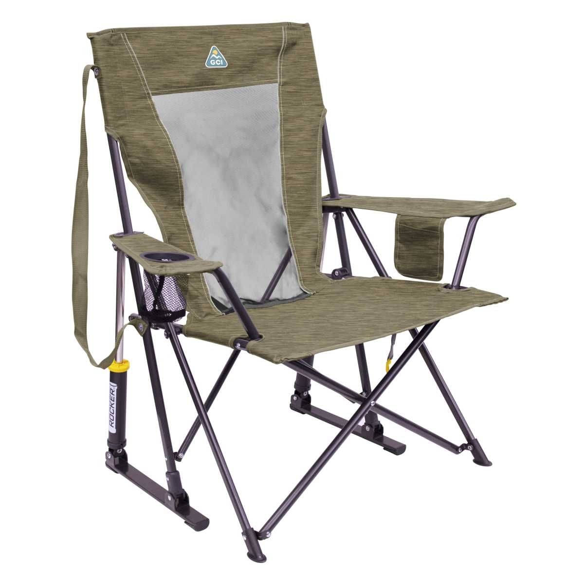 GCI faltbarer Schaukelstuhl Comfort Pro Rocker XL Heathered Aged Fatigue GCI faltbarer Schaukelstuhl Comfort Pro Rocker XL Heathered Aged Fatigue - 520340