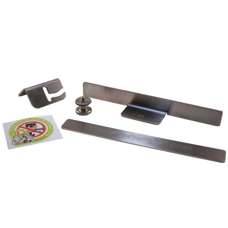 Einbruchschutz SECURE CAMPER Sicherheitsprofil Polyvision Aero Rahmen- Groesse M- silber 