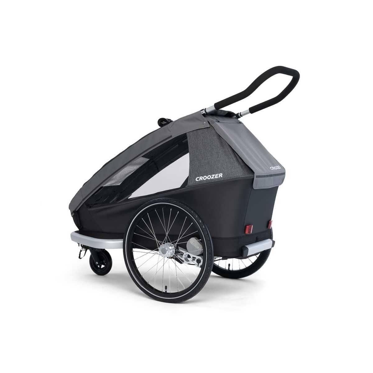 CROOZER Kinderfahrradanhaenger Kid Keeke 1 3in1-Set Mountain Grey - 121600923