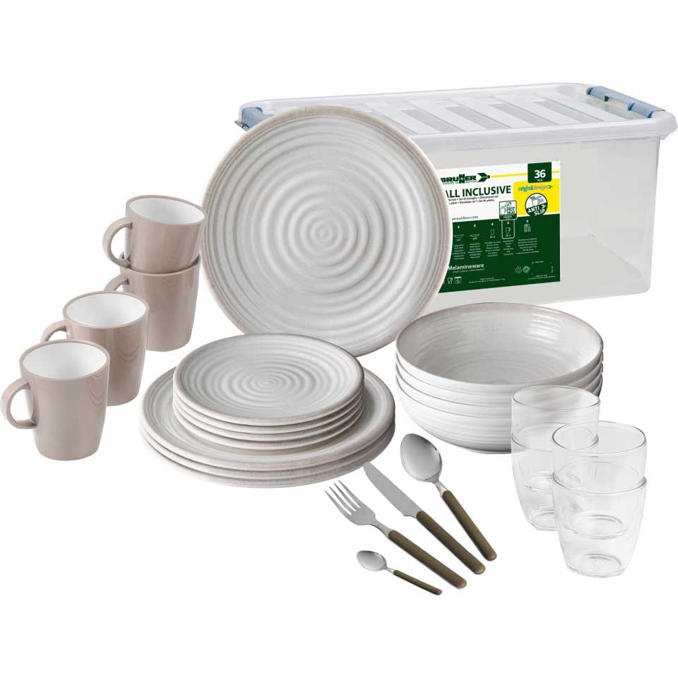 BRUNNER Melamin-Set All Inclusive SAVANA