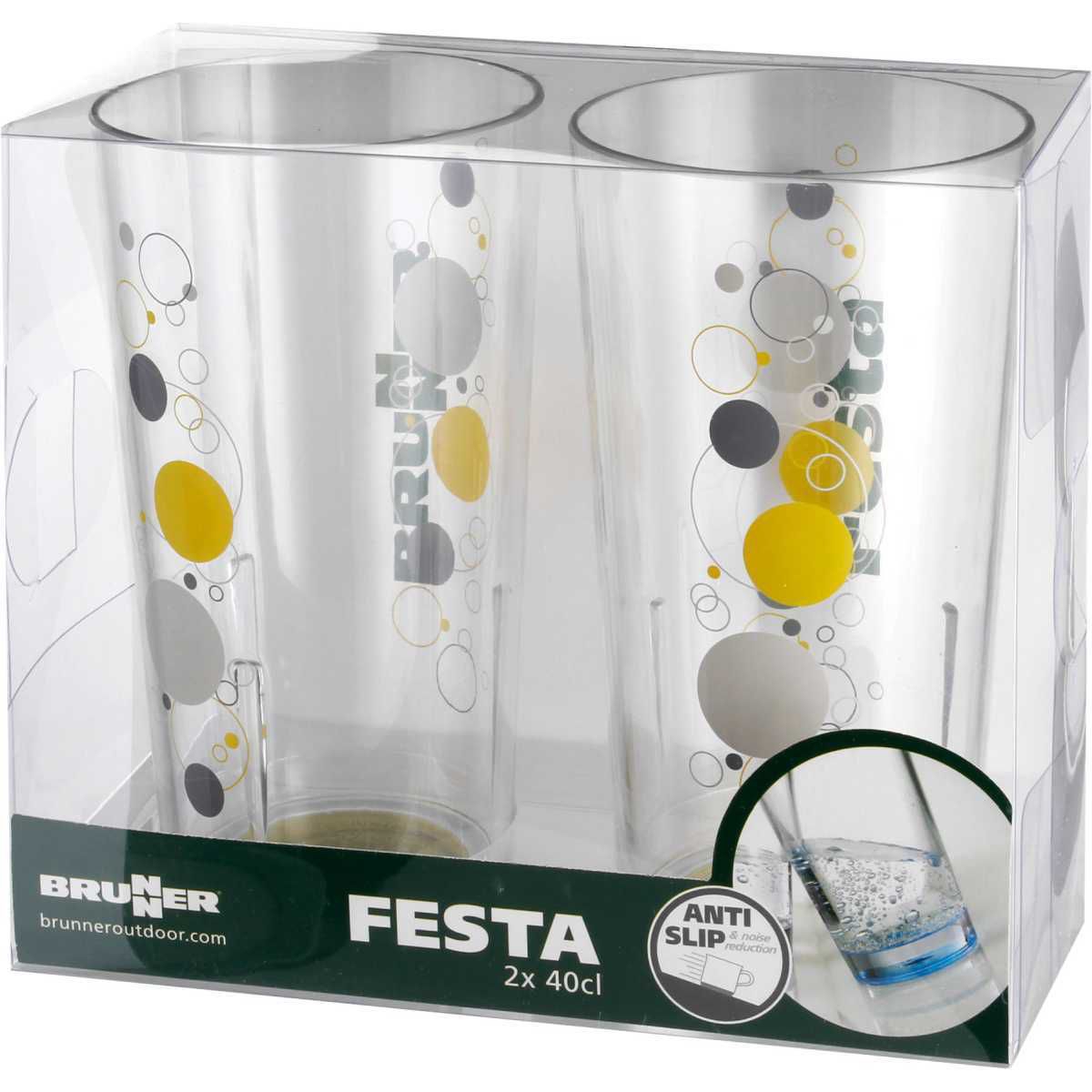 BRUNNER Space Festa Glaeserset 2-tlg - 0830187N.C7B