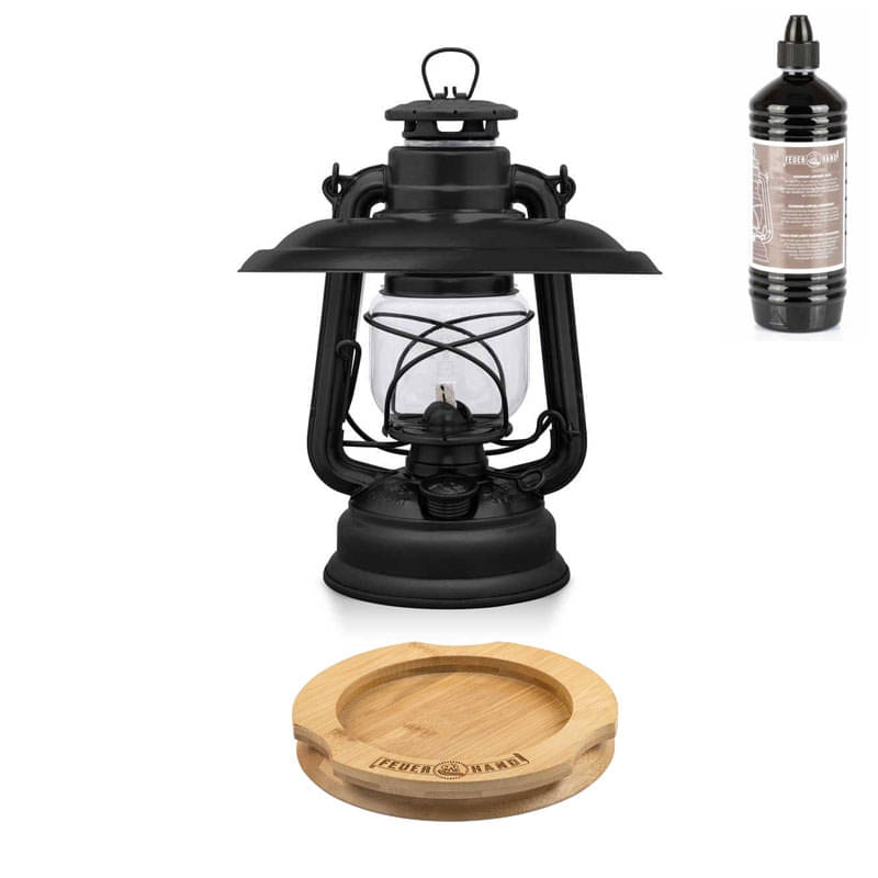 FEUERHAND Sturmlaterne 276 Moss Green Komplett-Set 3.0