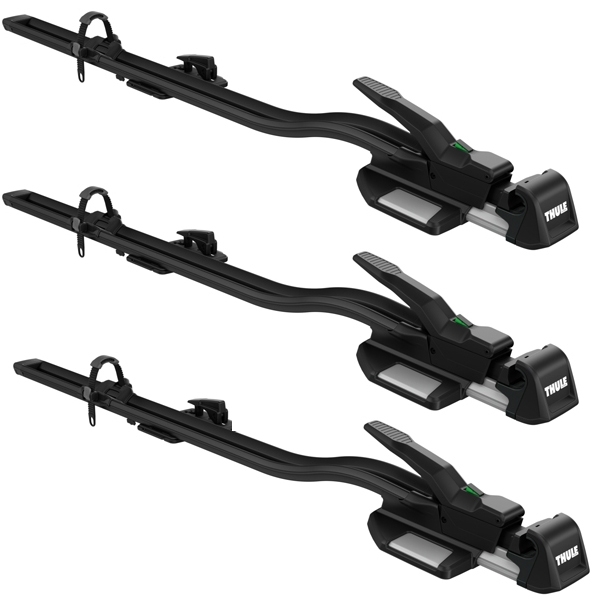 THULE 568 TopRide Fahrradtraeger Dach 3er Set Spar-Pack