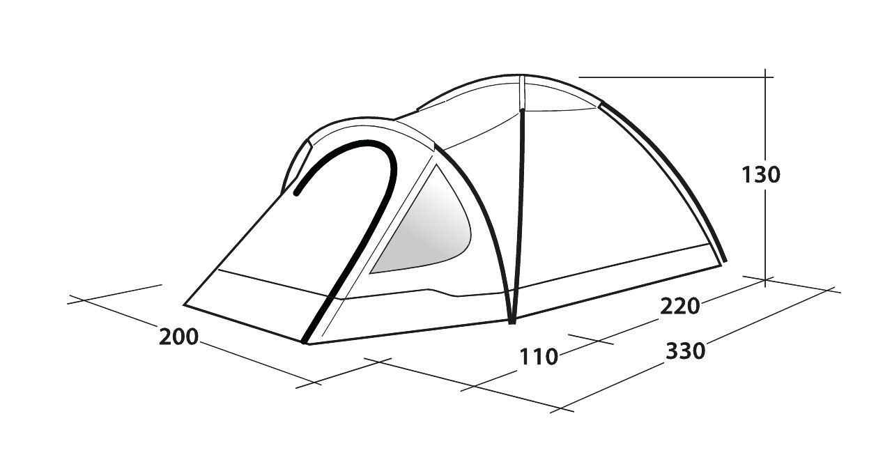 Outwell Campingzelt Cloud 3 - 111256