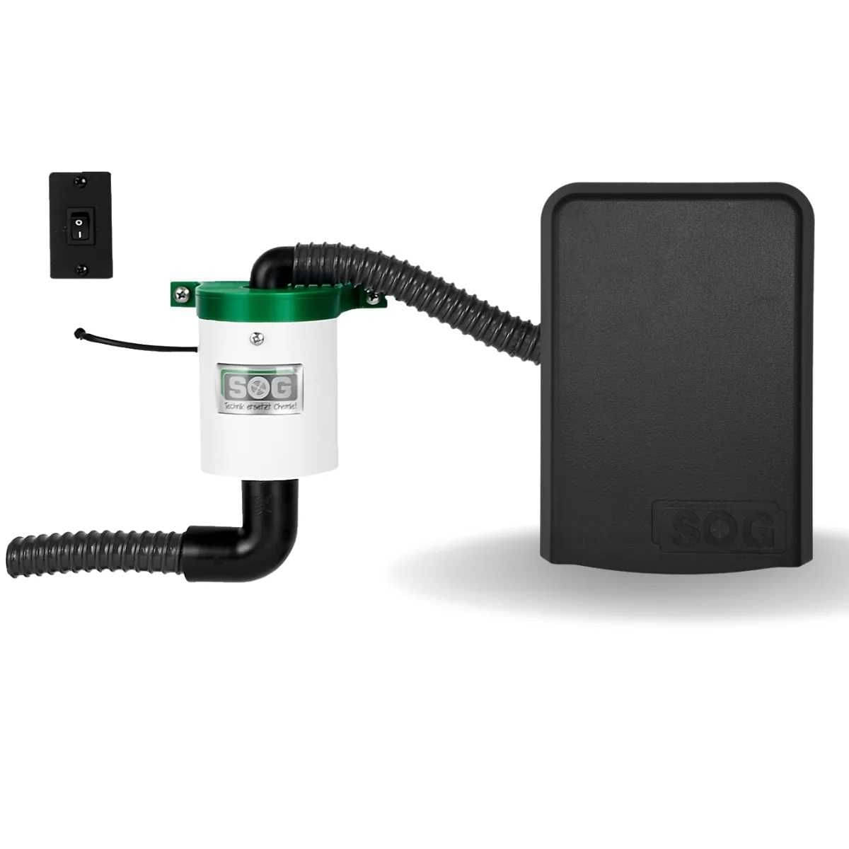 SOG Toiletten Entlueftung Tuervariante Typ TT fuer Trenntoiletten Schwarz 414 014 0