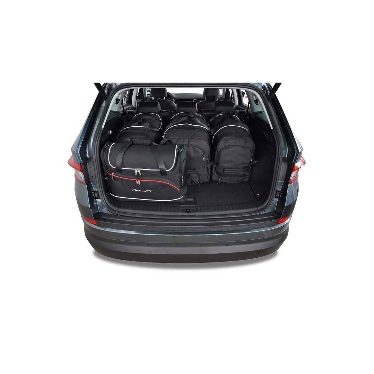 KJUST Kofferraum Taschen Set fuer SKODA KODIAQ Bj. 2016-2023 5er-Set - 7037024