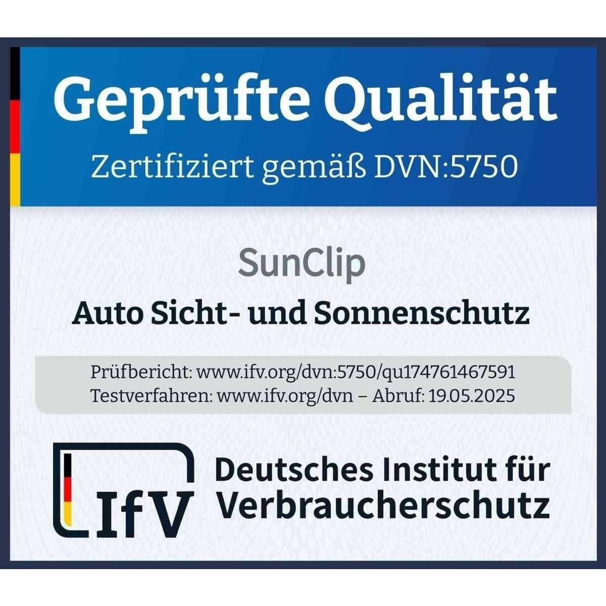 WINDESA SunClip Sonnenschutz - Sichtschutz BMW 1er F70 ab Bj. 2024 Set AC - sun-10500ac