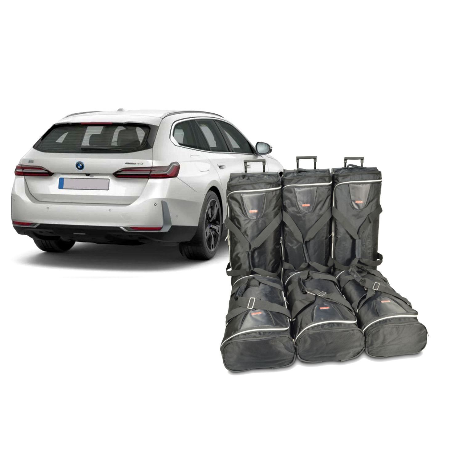 Car Bags B17201S BMW i5 Touring -G61- Bj- 24- heute Reisetaschen Set- Auf Ihr Auto massgeschneidert- Das Original