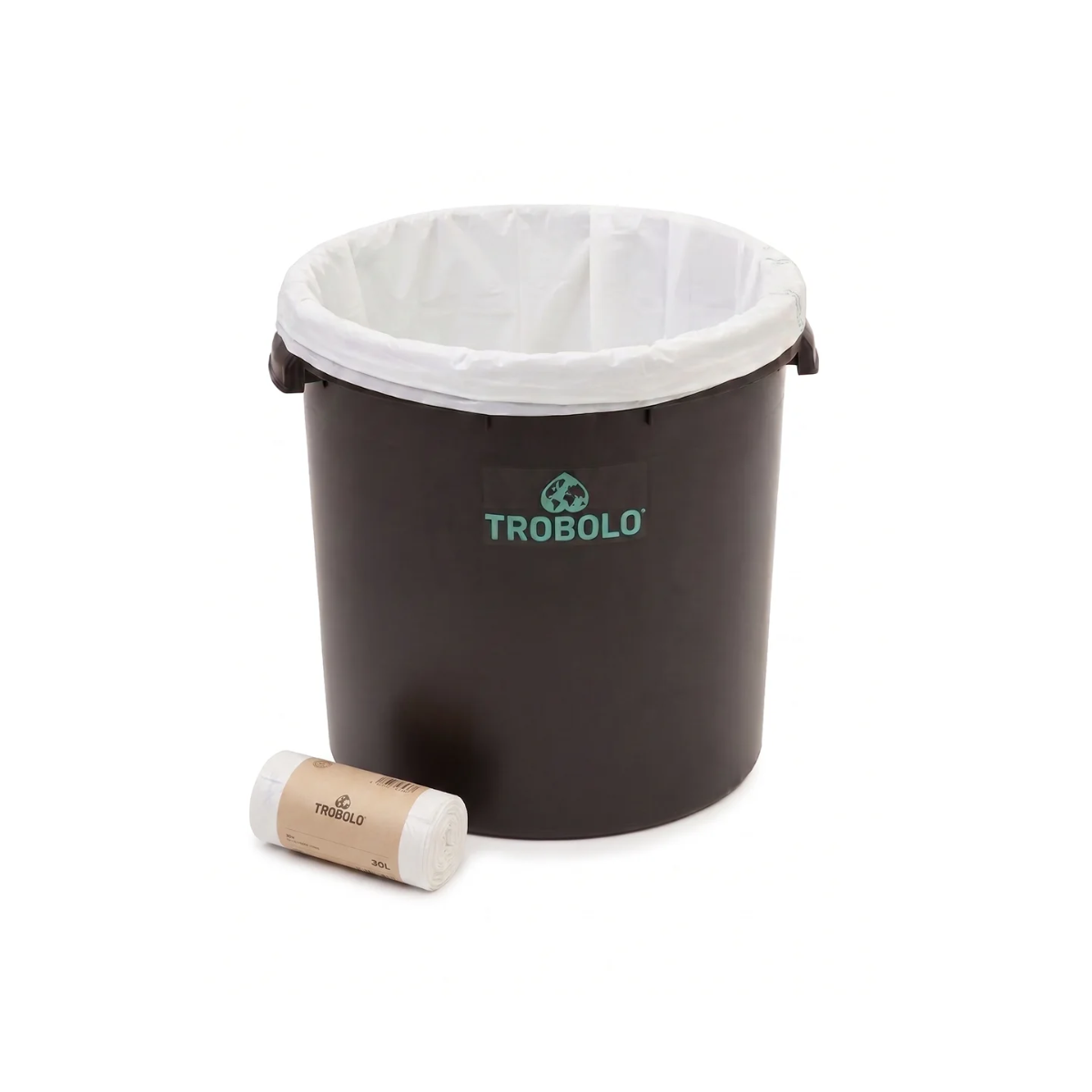 TROBOLO kompostierbare Inlays Gross fuer 11-22 L Feststoffbehaelter 3er-Set - IMYX1328