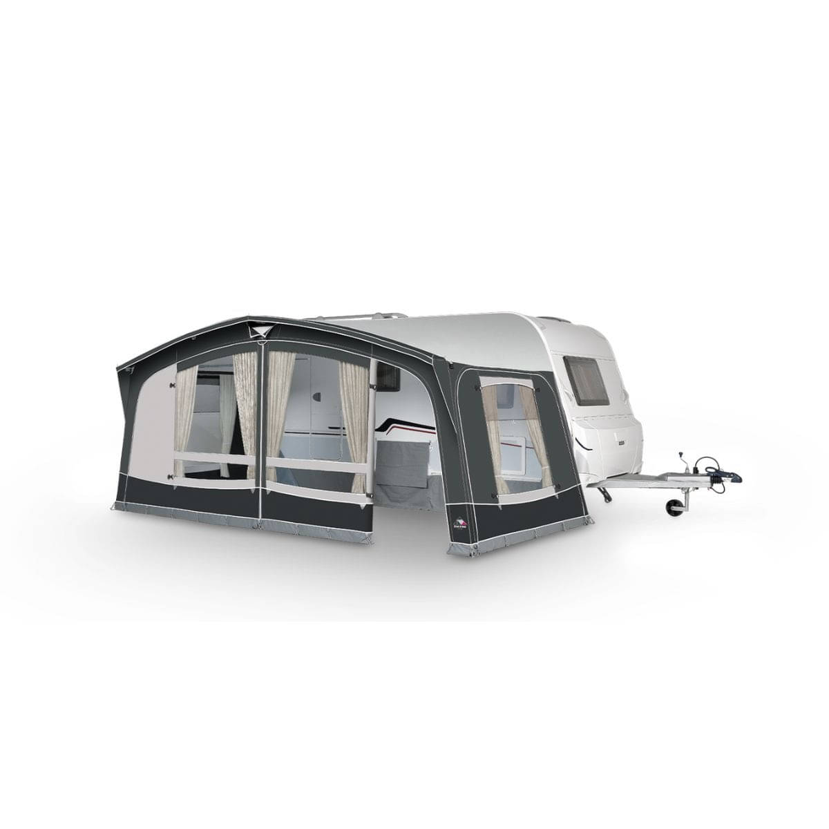 DOREMA Wohnwagen-Vorzelt OCTAVIA- Gr. 9- Umlauf 875-900 cm- Tiefe 240 cm- 25 mm Stahlgestaenge - 749 - S25 377 11 F PG