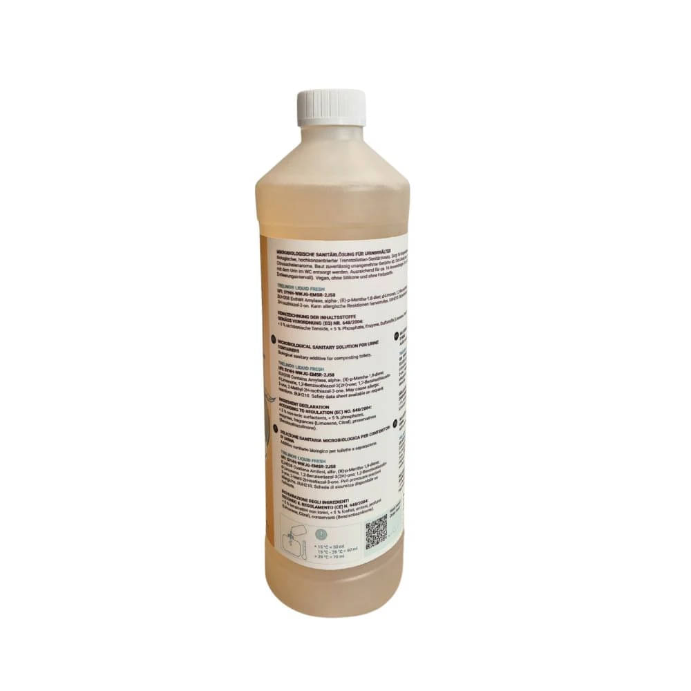 TRELINO Premiumreiniger Liquid Fresh- Biologischer Zusatz fuer Urinbehaelter- 1000 ml - T3-01210