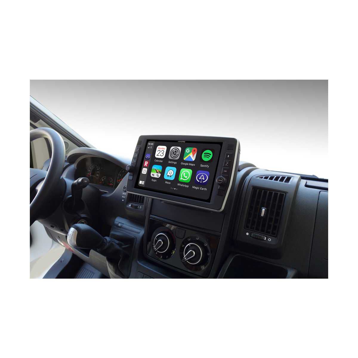 ALPINE Digital-Media-Station schwenkbar Fiat Ducato Bj. 2006-2021 X903D-DU2