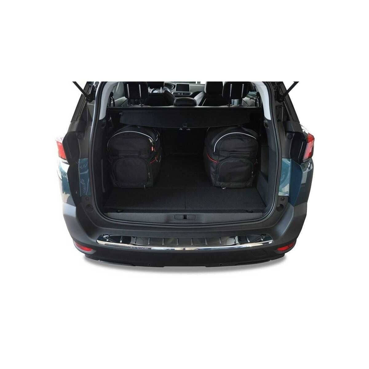 KJUST Kofferraum Taschen Set fuer PEUGEOT 5008 ab Bj. 2017 5er-Set - 7032019