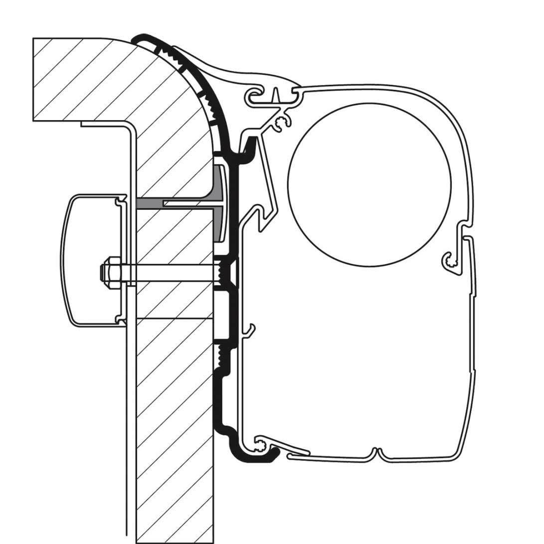 THULE Adapter Kit Buerstner 2017 fuer Markise 5200