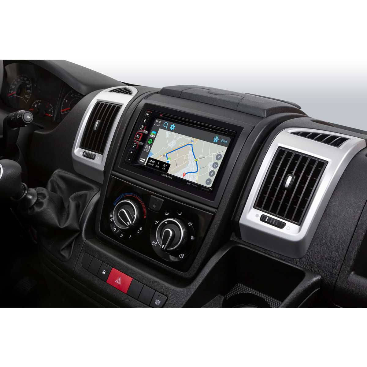 ALPINE 2-DIN-Navigationssystem INE-W611D