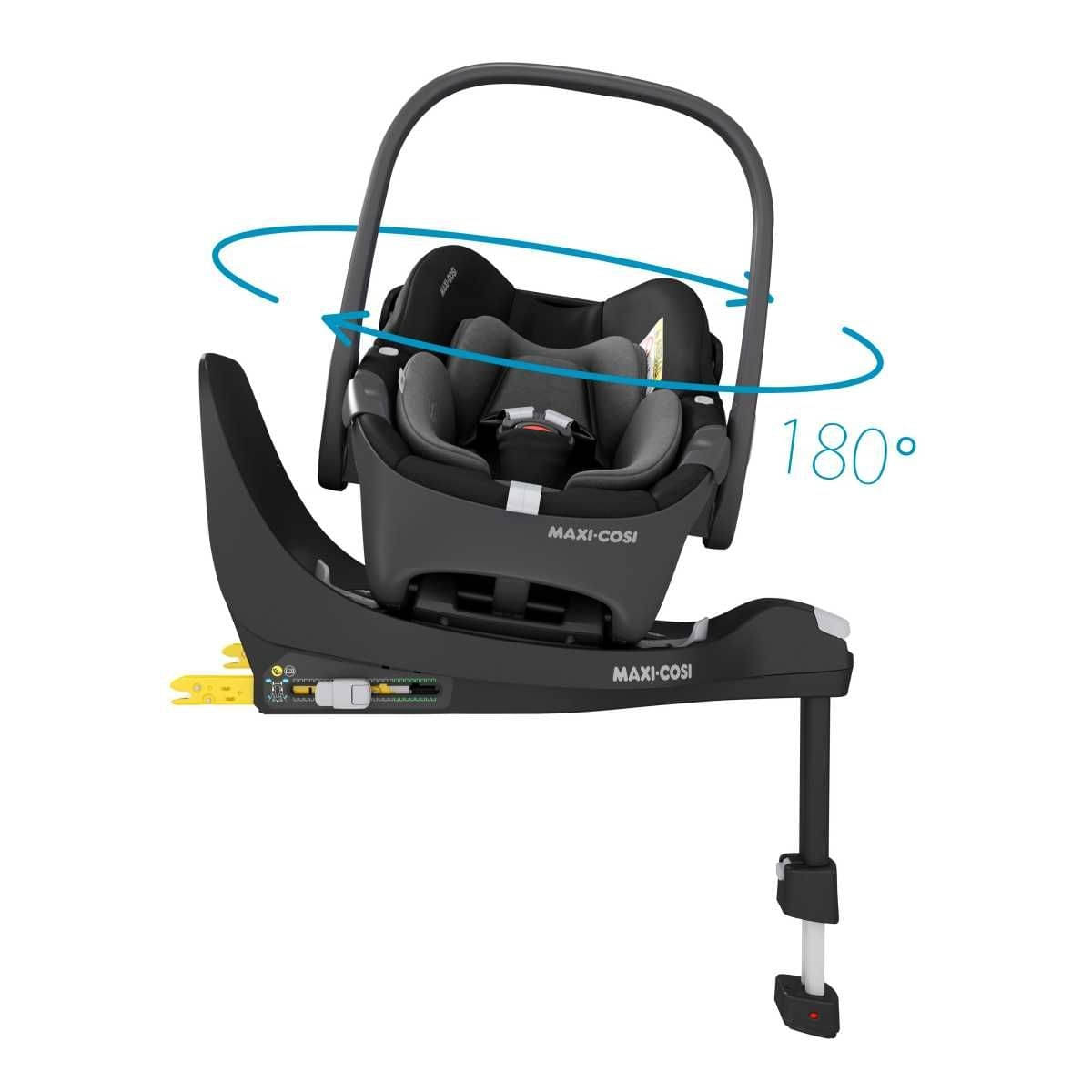 MAXI-COSI Kindersitz Babyschale PEBBLE 360 Essential Black - 8044672110