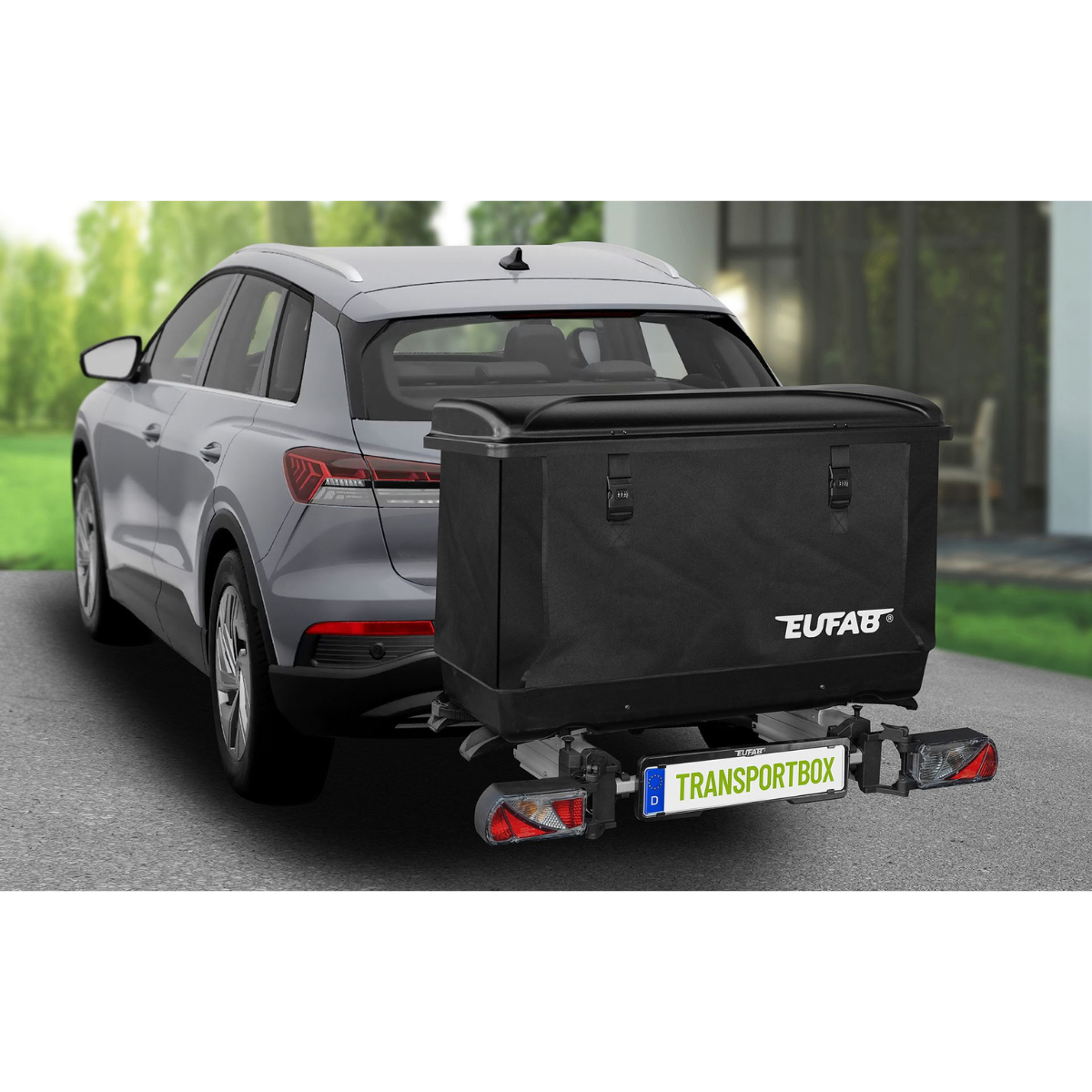 EUFAB 11651 Heckbox 350 Liter fuer Kupplungstraeger - 11651