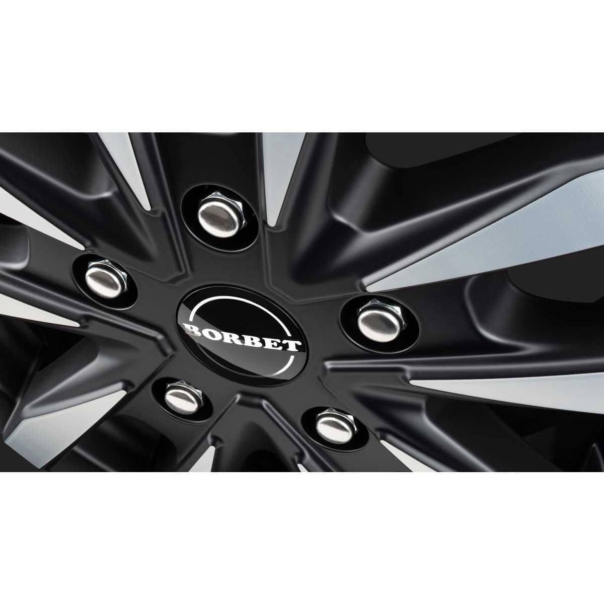 BORBET Alufelge CW5 black polished matt 16 Zoll fuer VW Crafter-MAN TGE ab Bj. 07-18 4er-Set - CW5 65660120565-1BPM-T