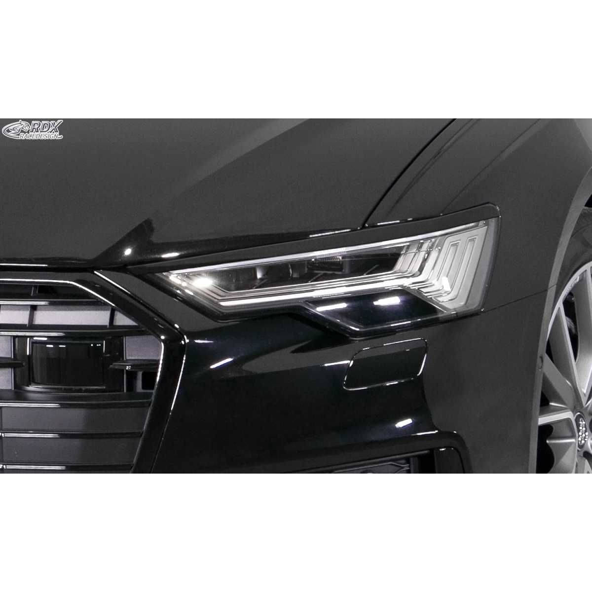 RDX Racedesign Scheinwerferblenden Boeser Blick fuer AUDI A6 4K C8 2F ab Bj. 2018 - RDSB160