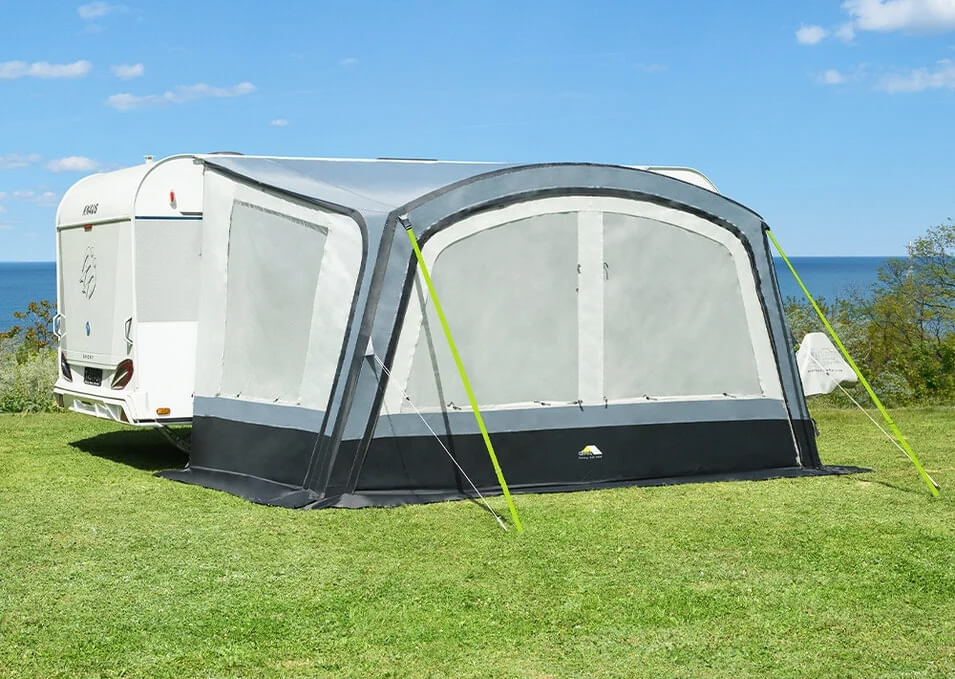 DWT aufblasbares Sonnenvordach Sunny Air 400 inkl. Vorder- und Seitenwaenden 400 x 250 cm - 143105