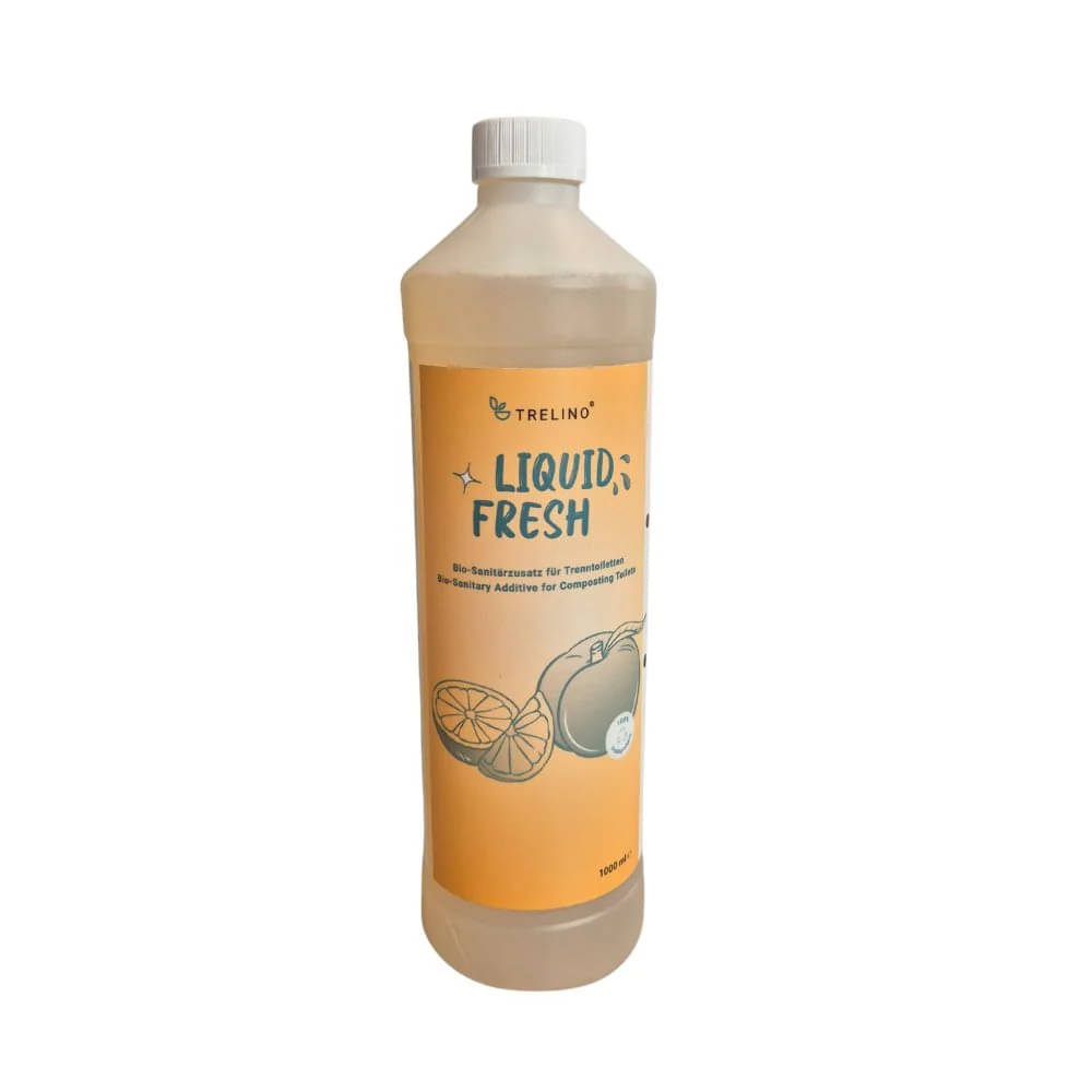 TRELINO Premiumreiniger Liquid Fresh, Biologischer Zusatz für Urinbehälter, 1000 ml TRELINO Premiumreiniger Liquid Fresh- Biologischer Zusatz fuer Urinbehaelter- 1000 ml - T3-01210