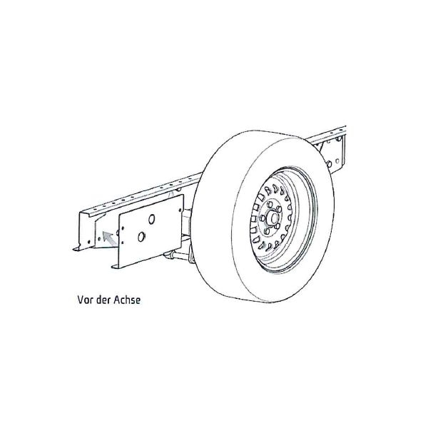 Easydriver Adapter Reich 227-2136K BPW Vario III - IV verstaerkt und nicht verstaerkt