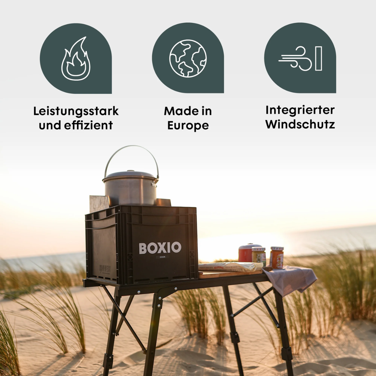 BOXIO - COOK 2.0 Campingkocher - BOX-COOK-2-EU