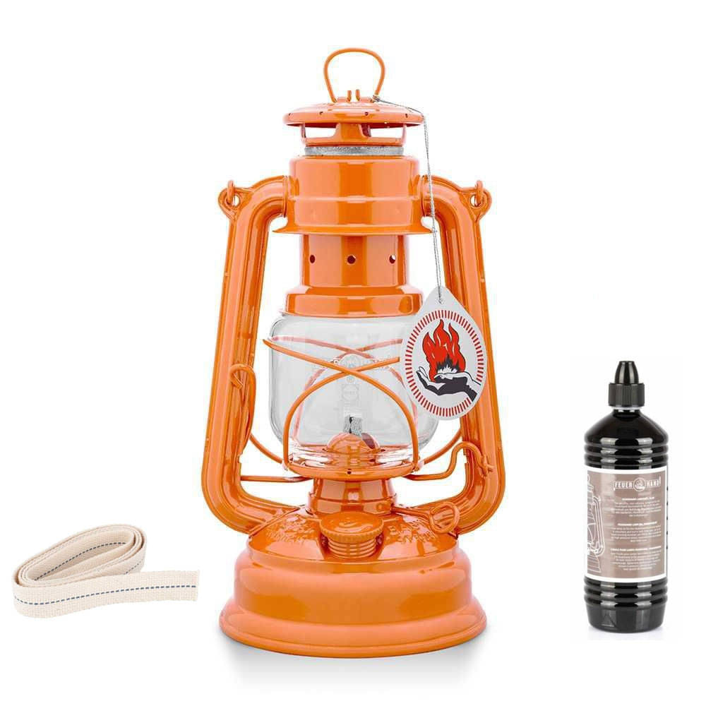 FEUERHAND Sturmlaterne 276 Pastel Orange Komplett-Set 2.0 FEUERHAND Sturmlaterne 276 Pastel Orange Komplett-Set 2.0