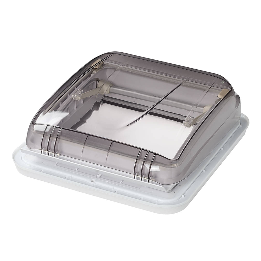 ProPlus Dachhaube 400x400 mm- Dachstaerke 28-50 mm- ohne Zwangsbelueftung- Transparent 610905