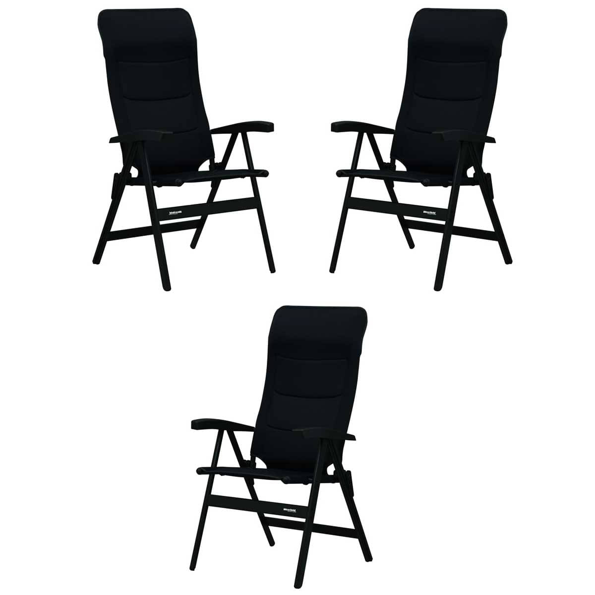 Set WESTFIELD Noblesse Stuhl black line 3 Stuehle - 101-101 BL