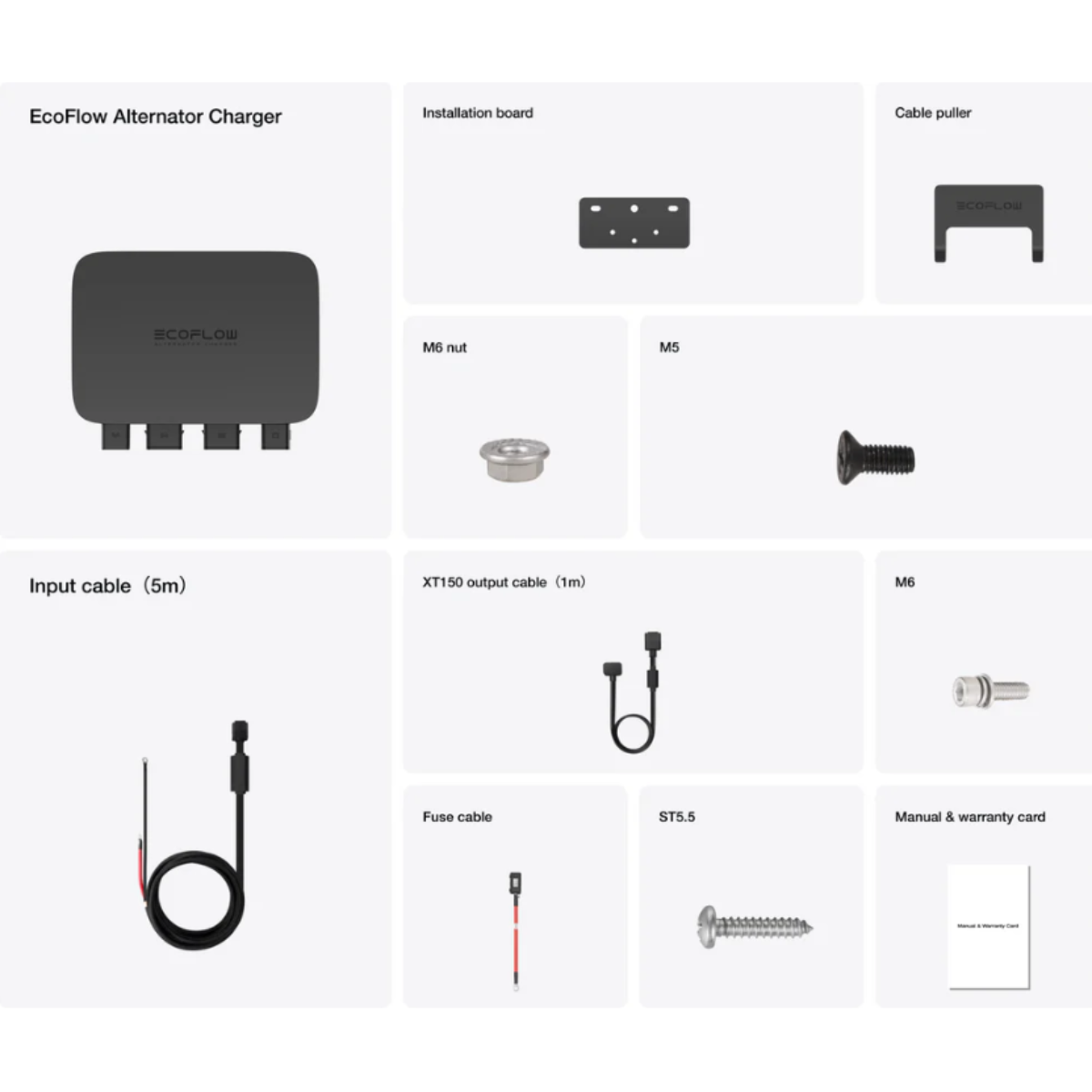 EcoFlow Ladebooster Power Hub Alternator Charger 800 W - Art- Nr. EFALTERNATORCHARGER-EU