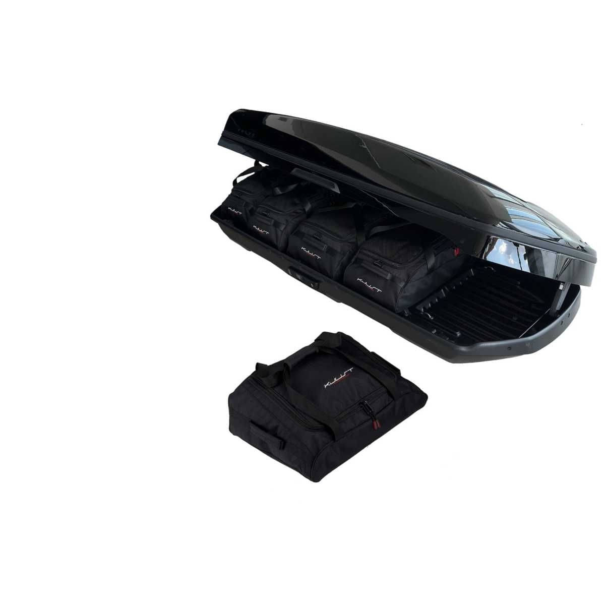 KJUST Dachboxen Taschen Set fuer Dachbox VOLVO ACTIVE 500 5er-Set - 13213