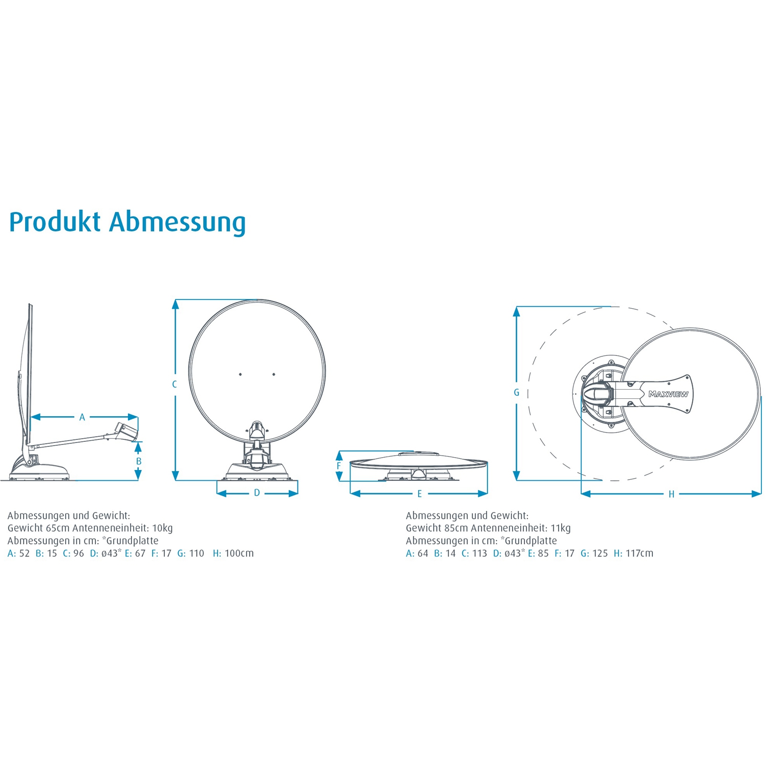 MAXVIEW Target 65 Twin LNB 40037