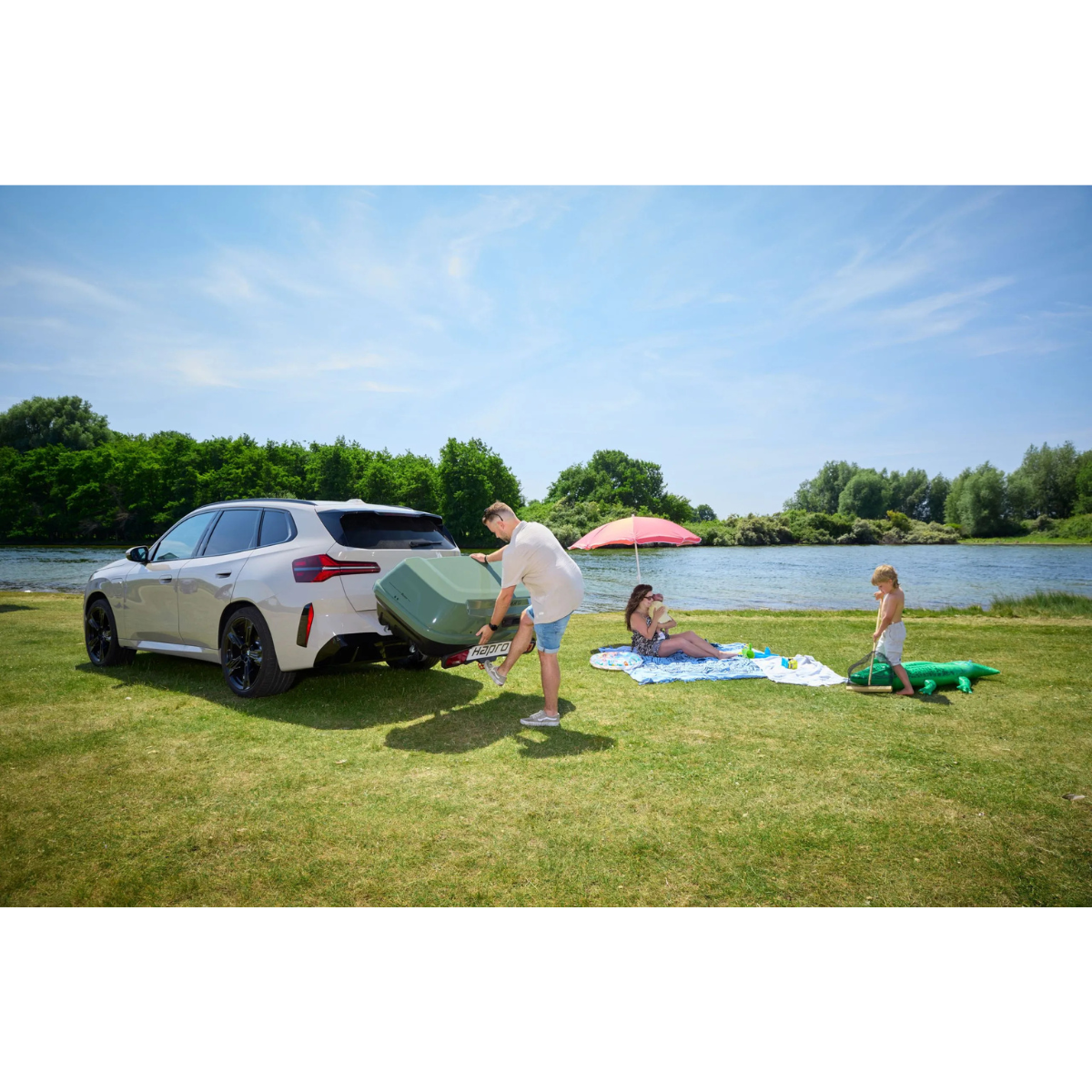 HAPRO Boxer M Heckbox Hartschale gruen Set inkl. Plattform - 37330 37506