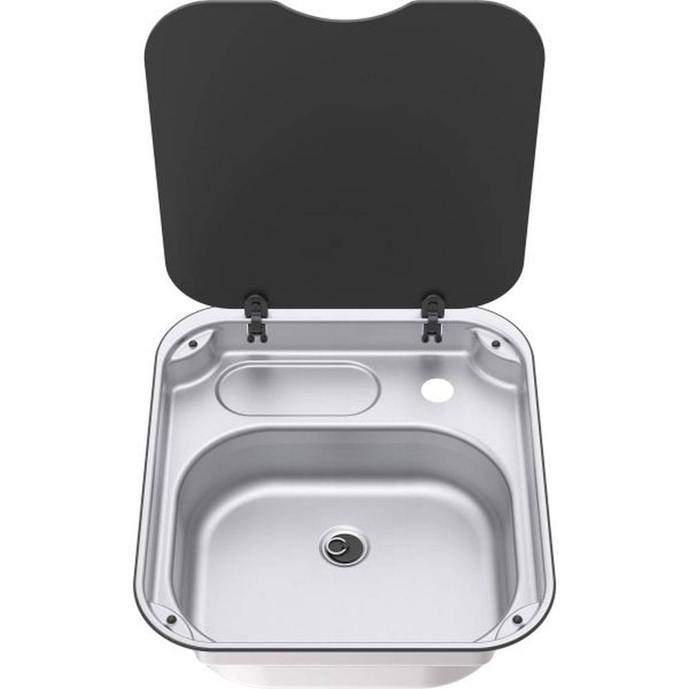 THETFORD Basic-Line 34 Spuelbecken rechteckig- mit Glasdeckel - SBL3450-SP