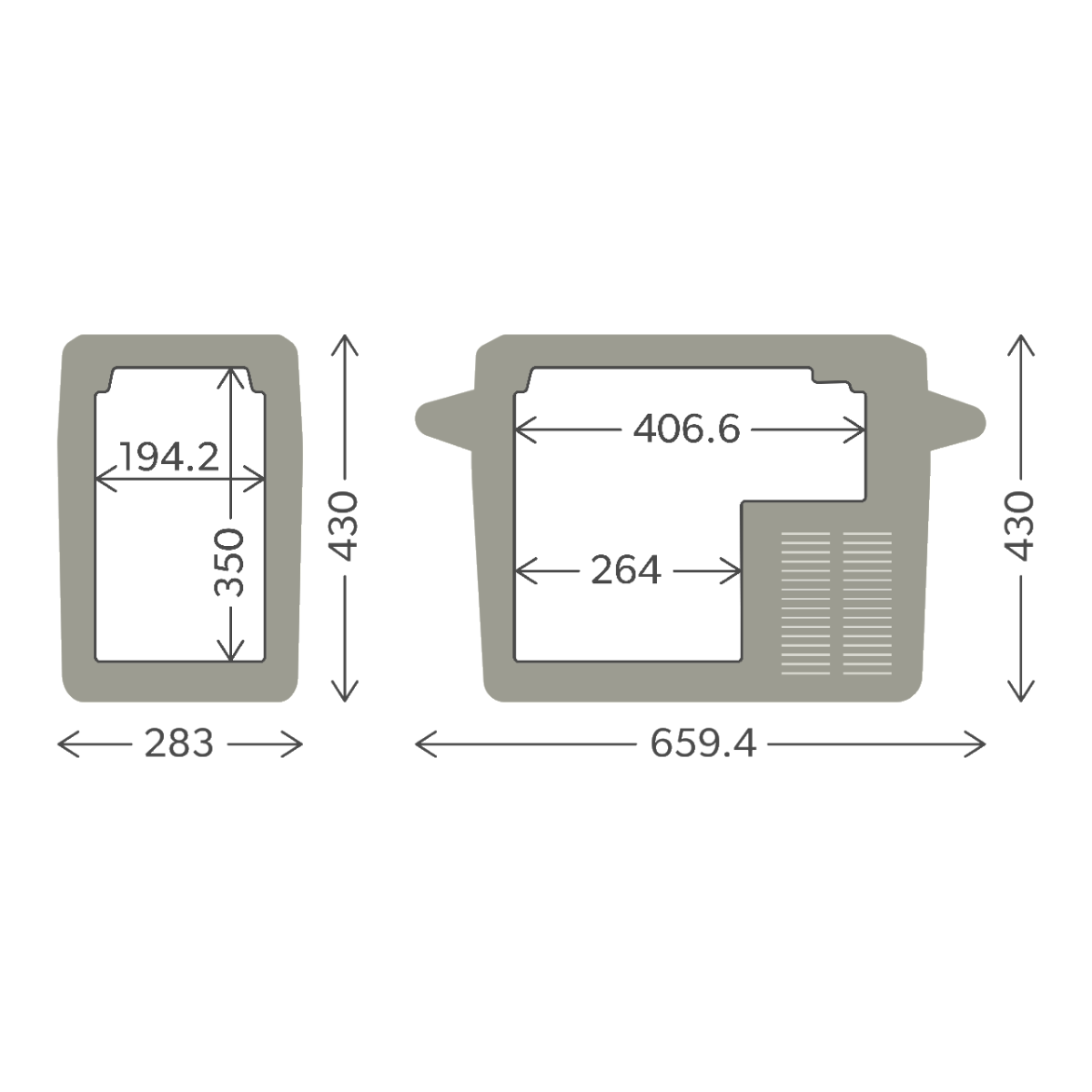 DOMETIC CoolFreeze CFF20 Kompressor Kuehlbox 12-24-230 V 21 L - 9600028325