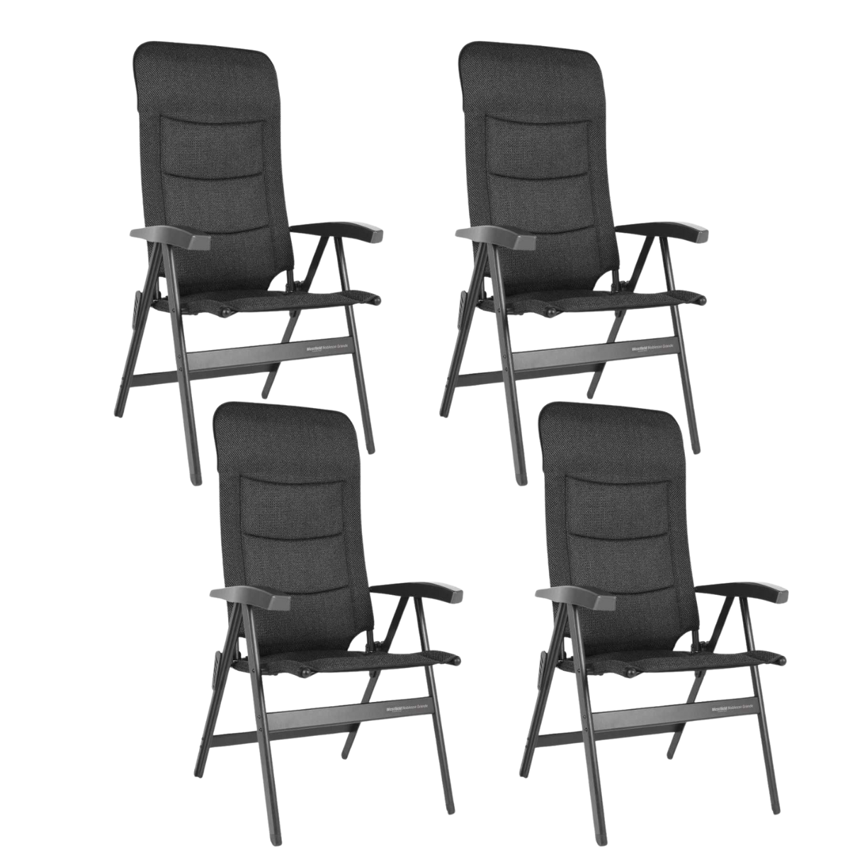 WESTFIELD Campingstuhl Noblesse Grande brown melange 4er-Set WESTFIELD Campingstuhl Noblesse Grande brown melange 4er-Set - 101-102 BM