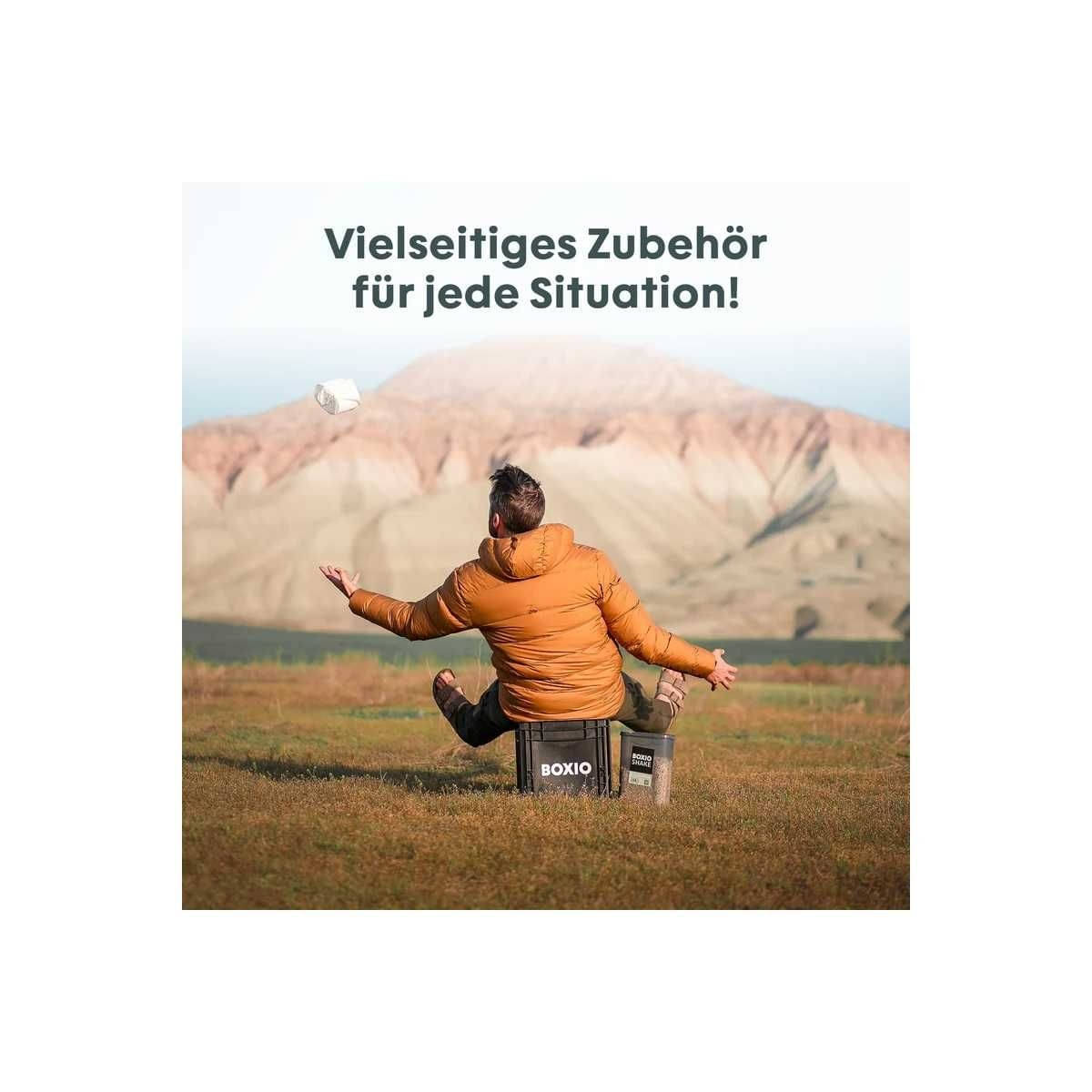 BOXIO - TOILET PLUS Trenntoilette mit Starterset - BOX-TOI-BL-403027-PLUS