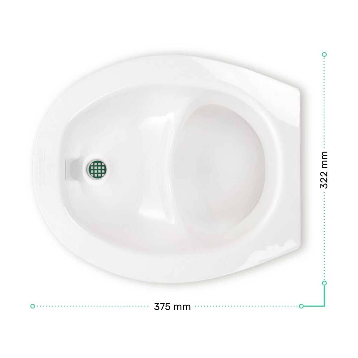 TROBOLO Trenntoiletten Einsatz weiss - U6WXX1359