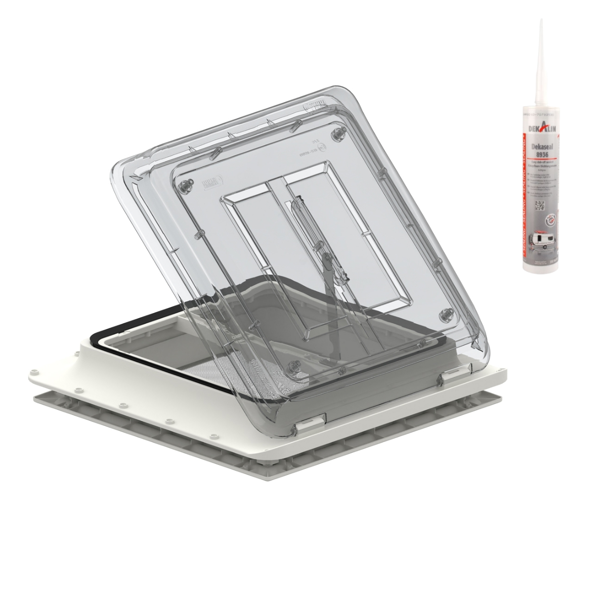 Dachhaube FIAMMA Vent crystal+ DEKAseal 8936 Dichtmasse Dachhaube FIAMMA Vent crystal- DEKAseal 8936 Dichtmasse - 04329B02D