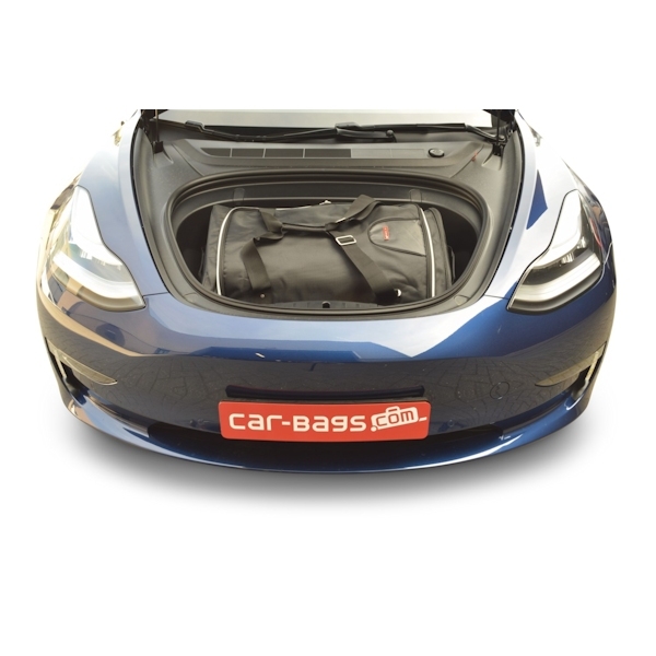 Car Bags T20601S TESLA Model 3 4-Tuerer Bj. 17- Kofferraum Tasche 37x12-25x70 cm