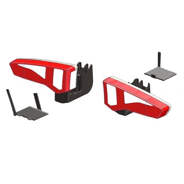 Ersatzteil UEBLER E1865 Rueckleuchtenset inkl. Leuchtenanbindung und Kabelsatz i31