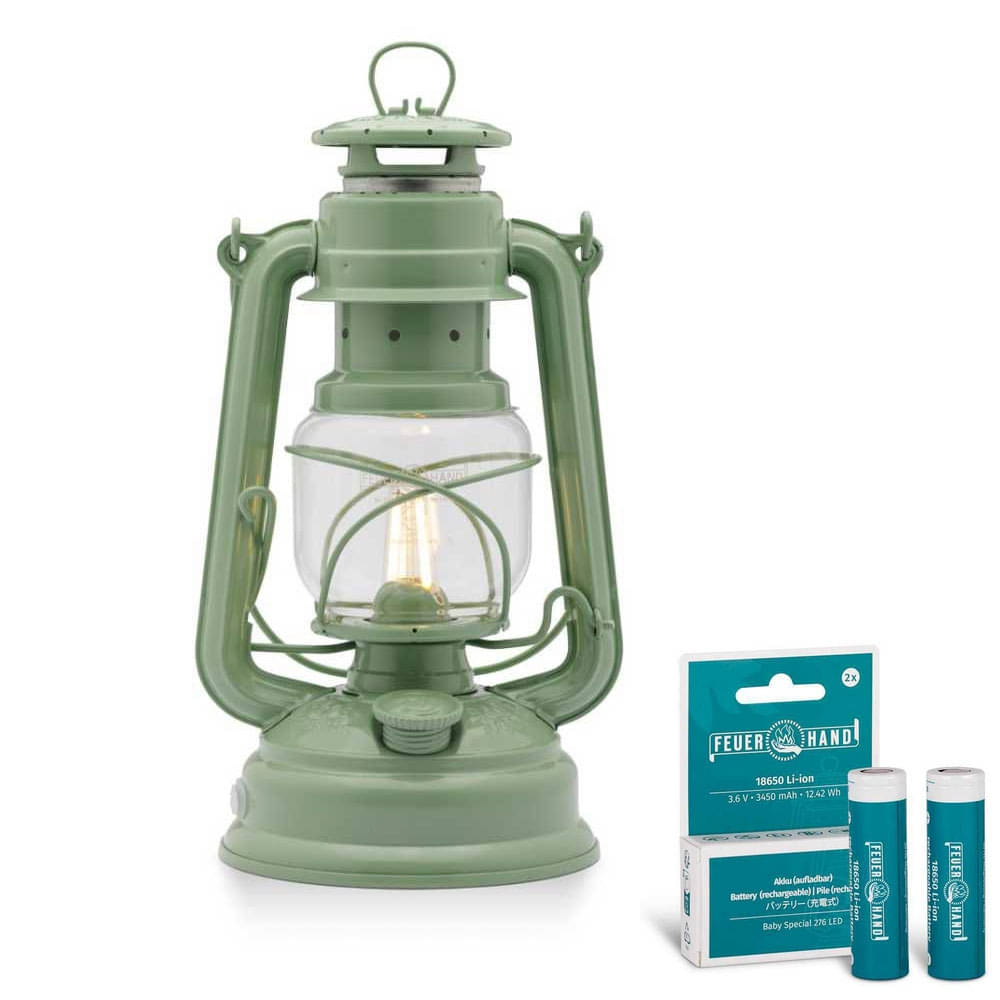 FEUERHAND LED Laterne Baby Special 276 Sage Green Starter-Set 2.0 FEUERHAND LED Laterne Baby Special 276 Sage Green Starter-Set 2.0
