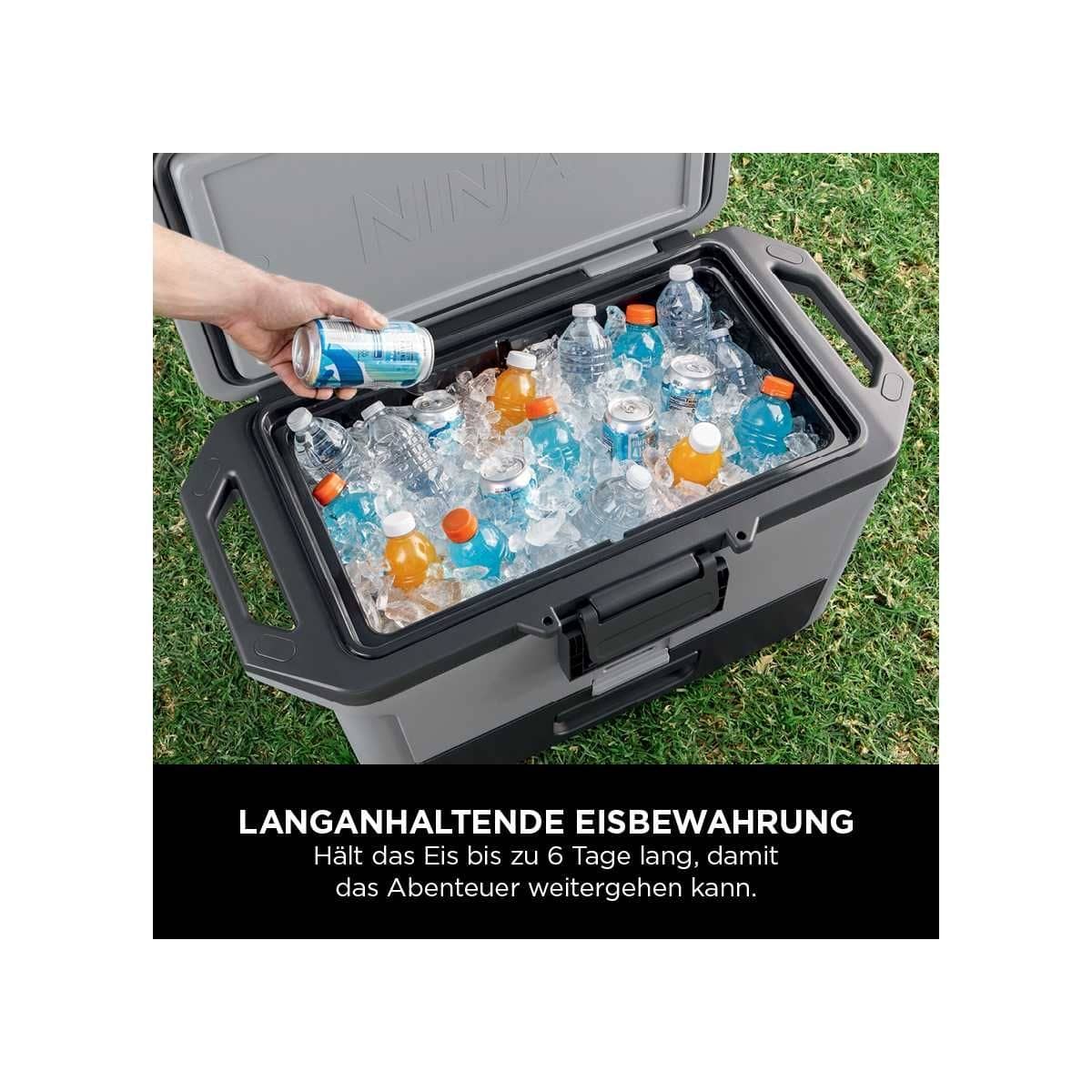 NINJA FrostVault 47L Kuehlbox mit Trockenzone- Schiefergrau - FB151EUGY