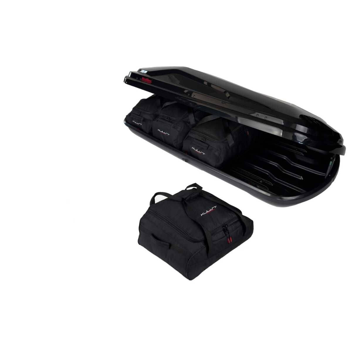 KJUST Dachboxen Taschen Set fuer Dachbox MONTBLANC ALTITUDE 350 4er-Set - 13184